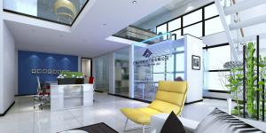 漂浮的建筑-萬(wàn)科大廈，萬(wàn)堡防水公司辦公室裝修！